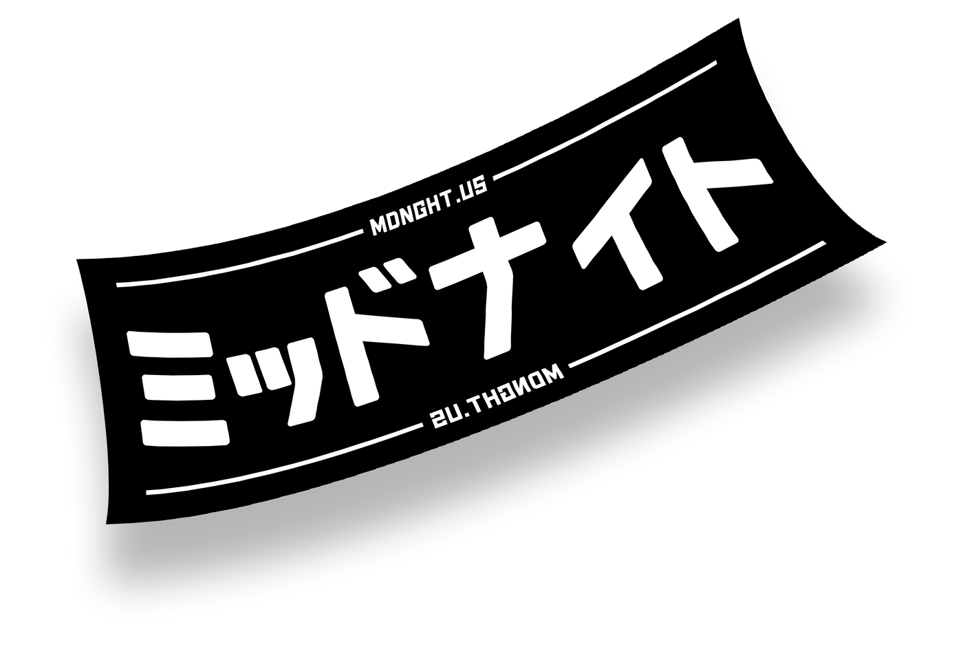 MDNGHT - ミッドナイト Katakana Decal